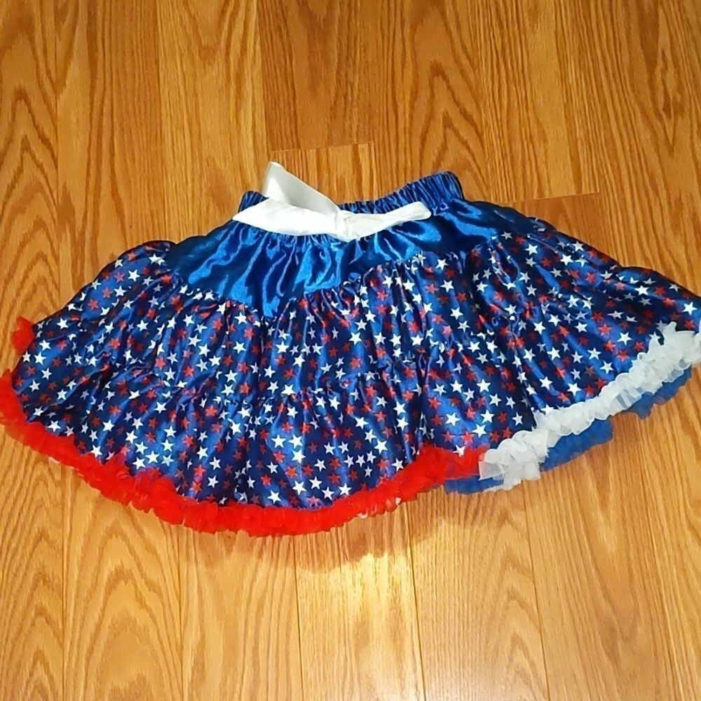 Red White and Blue twirl skirt Sz 4/5